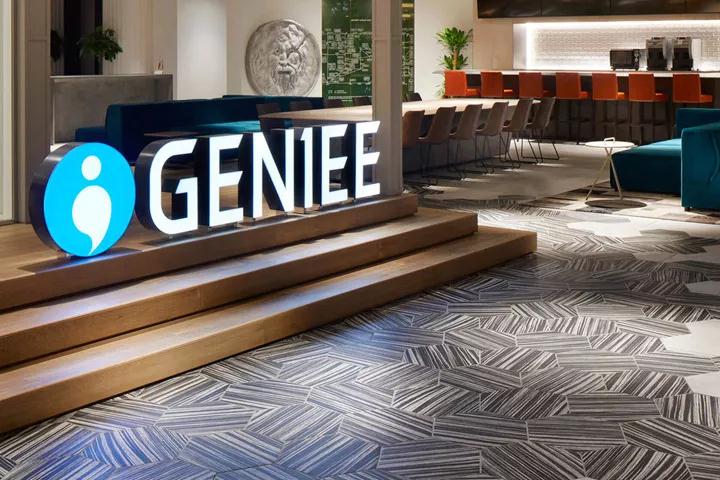 趣味几何 日本公司Geniee东京创意办公空间设计欣赏
