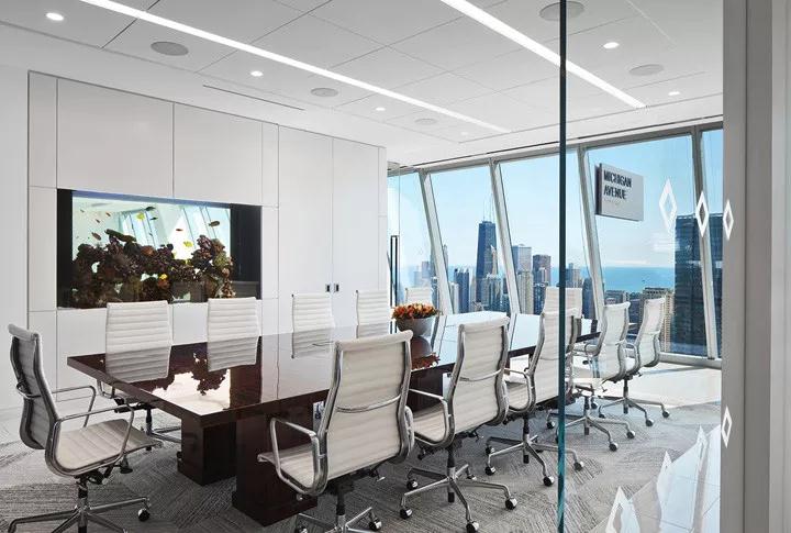美国资产管理公司贝莱斯尼芝加哥新总部办公空间设计欣赏