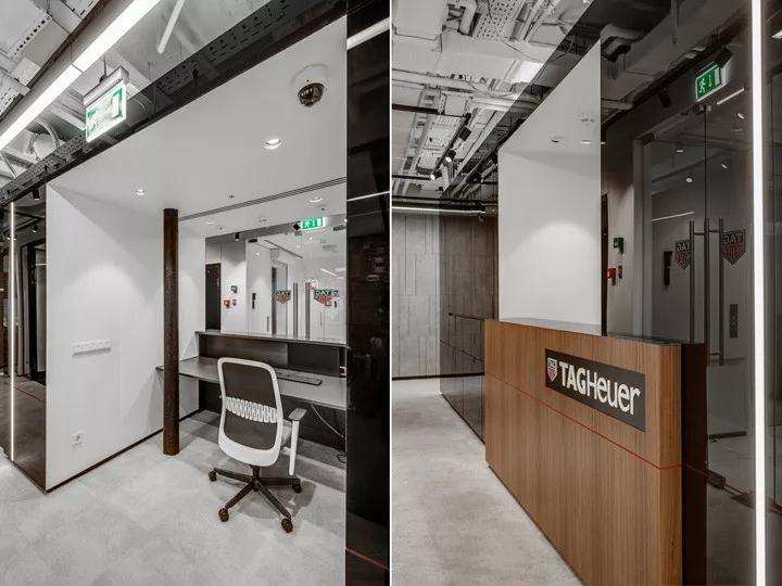 钟表奢侈品牌TAG Heuer莫斯科总部办公空间设计欣赏