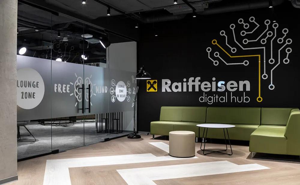 黄色海洋 Raiffeisen Bank银行IT部门基辅总部办公室设计欣赏