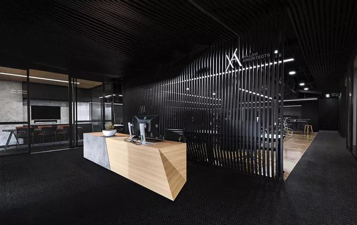 暗黑惊鸿 HillamArchitects澳大利亚总部办公空间设计欣赏
