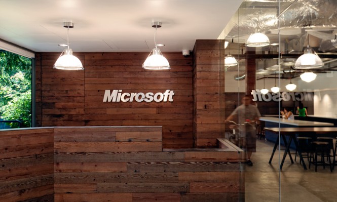 凝练自由丨微软办公空间设计